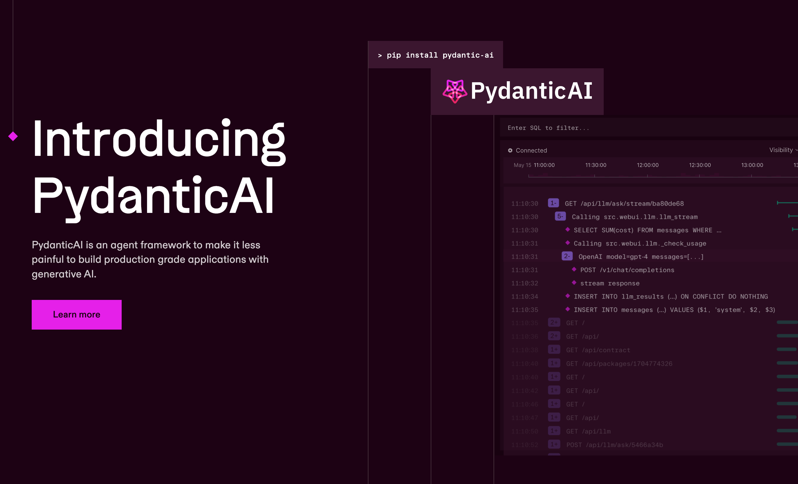 PydanticAI Screenshot